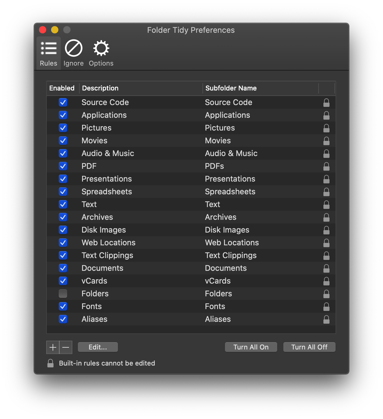 folder tidy mac review