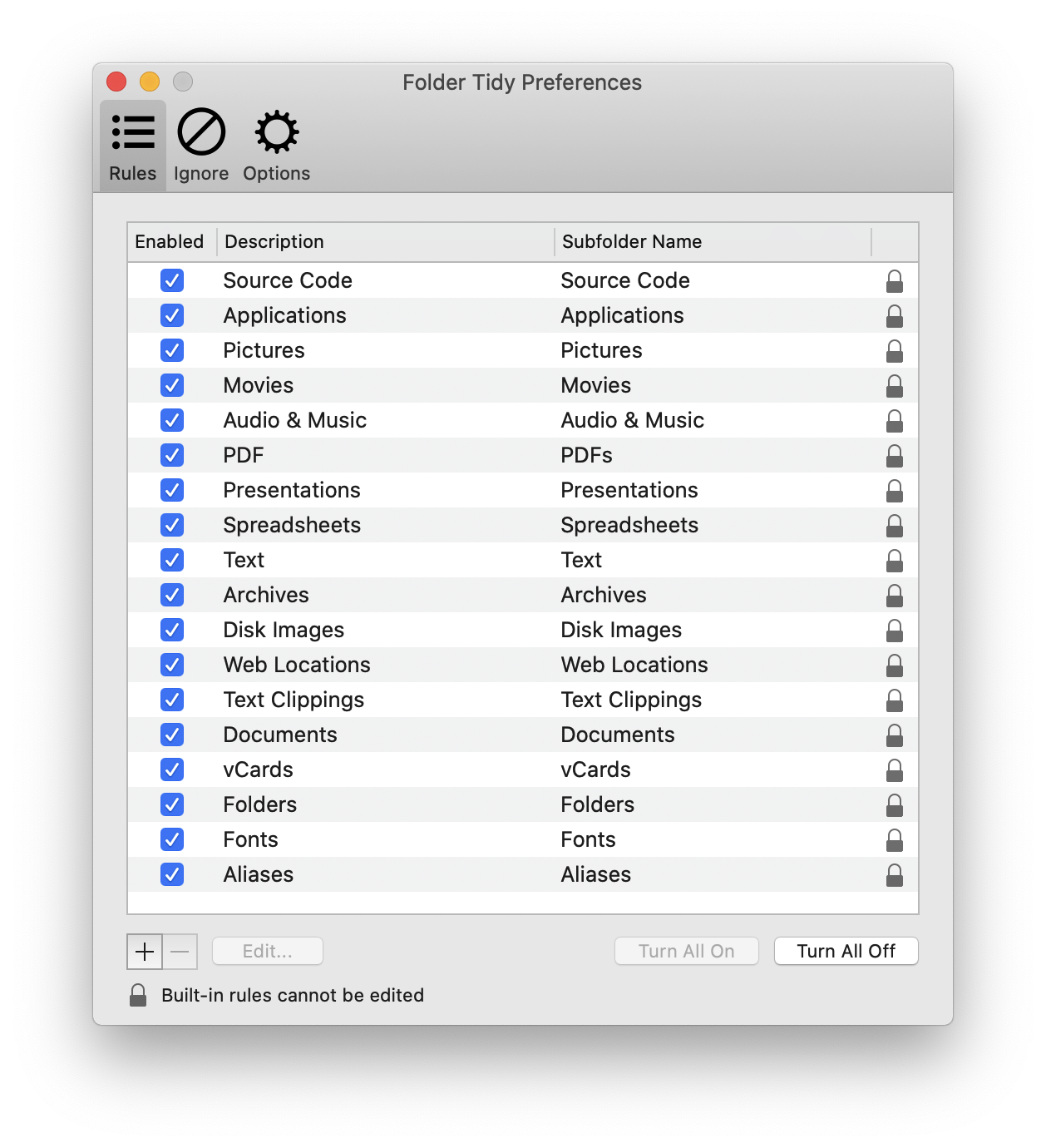 folder tidy mac review