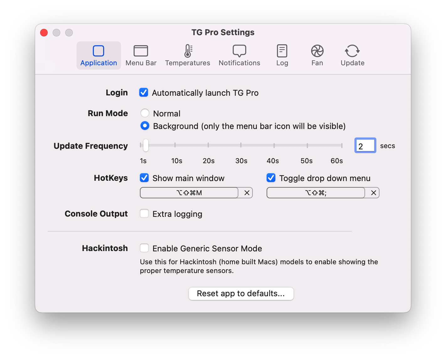 macs fan control settings keep window from opening